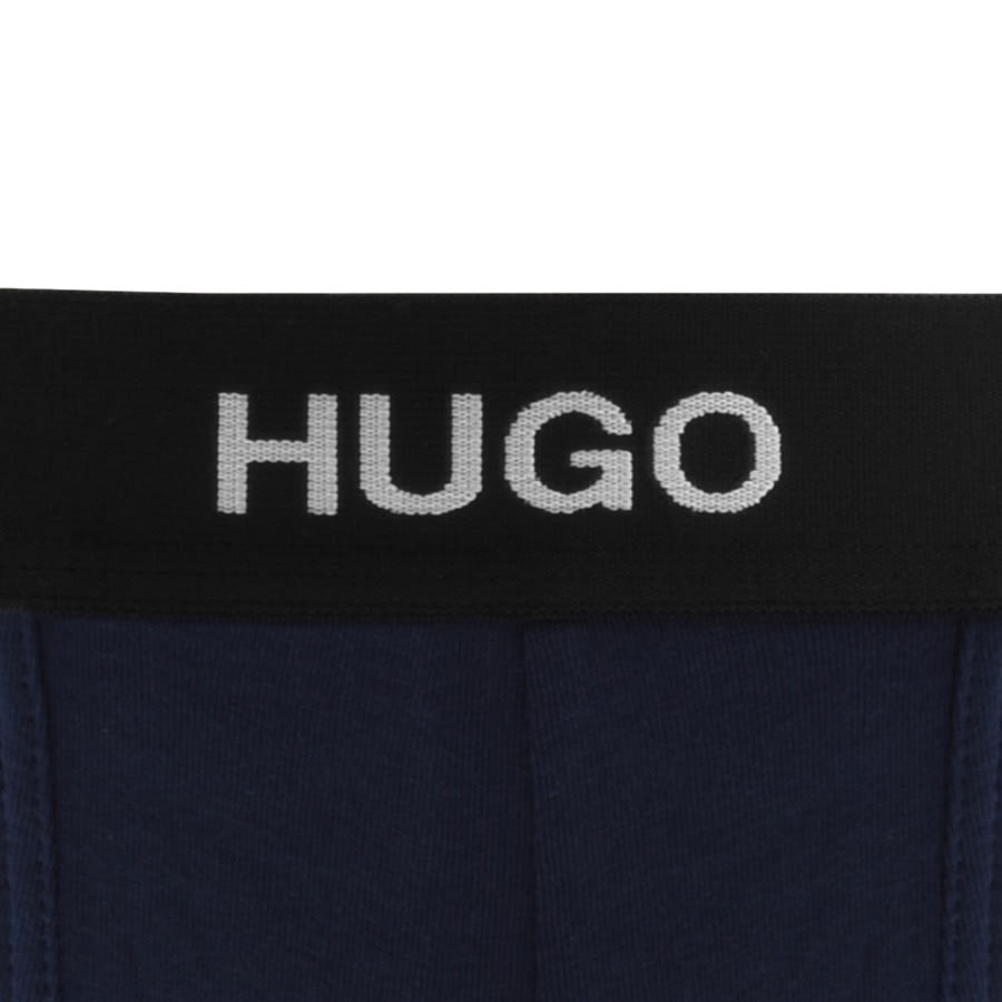 Alternative Image for ProductHUGO Triple Pack Boxer Trunks Navy3